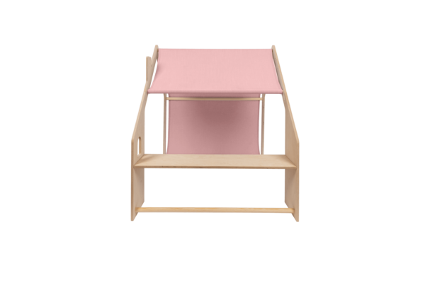 115688 MeowBaby® Natural Wooden House for Kids - Pink Roof