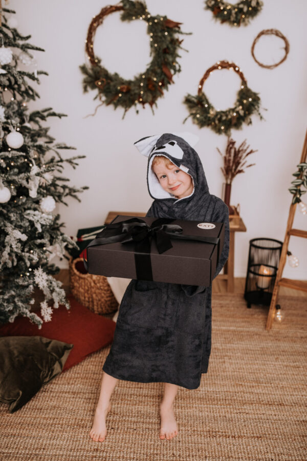 DSC8434-scaled Long-Sleeve Poncho WOLF - For KIDS (Size 122-150)