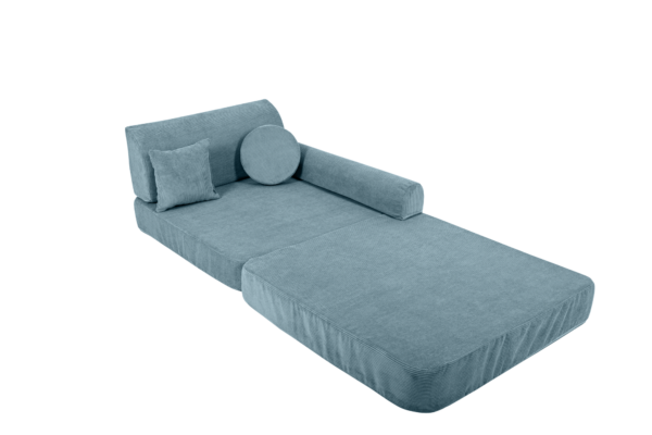 Modular Sofa for Kids - Slimcord Corduroy Turquise