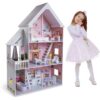 Wooden Dollhouse Liselle with LED Lights