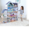 Wooden Dollhouse Crystal with LED Lights