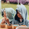 Short-Sleeve Poncho DINOSAUR - For KIDS