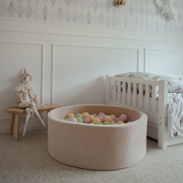 MeowBaby-Baby-Foam-Ball-Pit-30cm,-Model-Spring (1) MeowBaby Baby Foam Ball Pit 30 cm - Spring