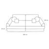 Large Modular Sofa for Kids - Premium Corduroy Brown