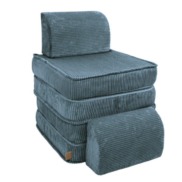 Meowbaby_Pocket sofa small_aesthetic turquoise3 Small Modular Sofa for Kids - Aesthetic Turquoise