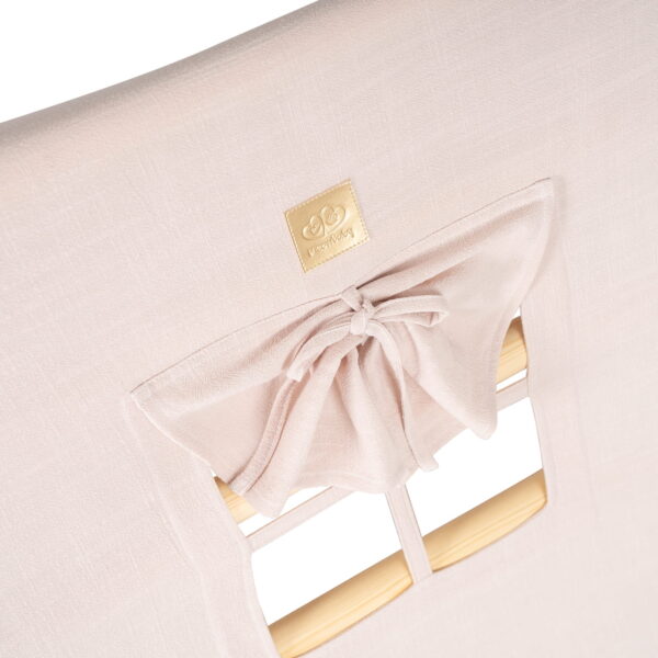 Meowbaby_ladder house_natural wood_pink cover03 White Ladder House With a Pink Cover