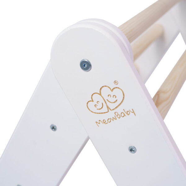 Meowbaby_ladder house_white_light grey cover07 White Ladder House With a Pink Cover