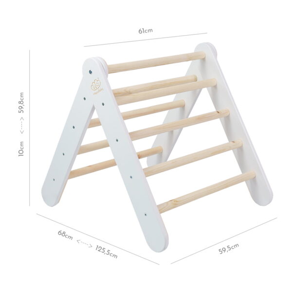Meowbaby_ladder house_white_light grey cover10 White Ladder House With a Pink Cover