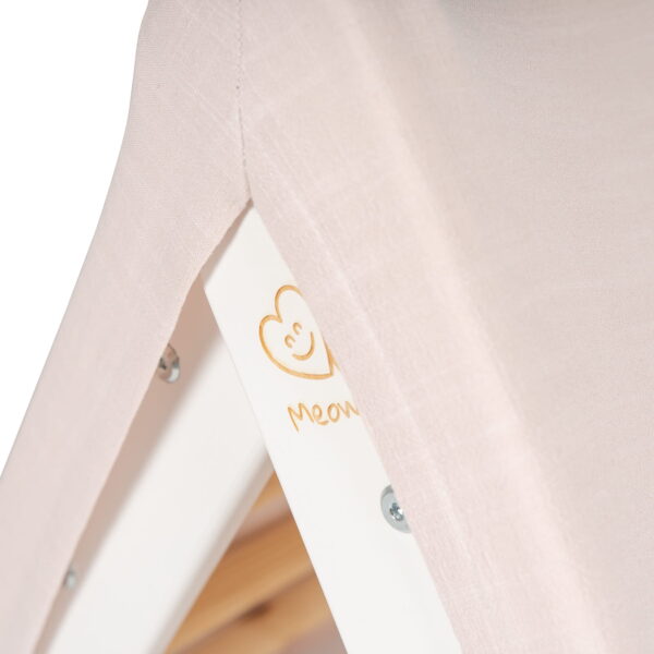 Meowbaby_ladder house_white_pink cover2 White Ladder House With a Pink Cover