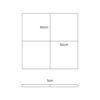 Play Mat for Kids - Square Light Grey Velvet