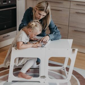 Montessori Kindertisch und Sofa/Stuhl-Set