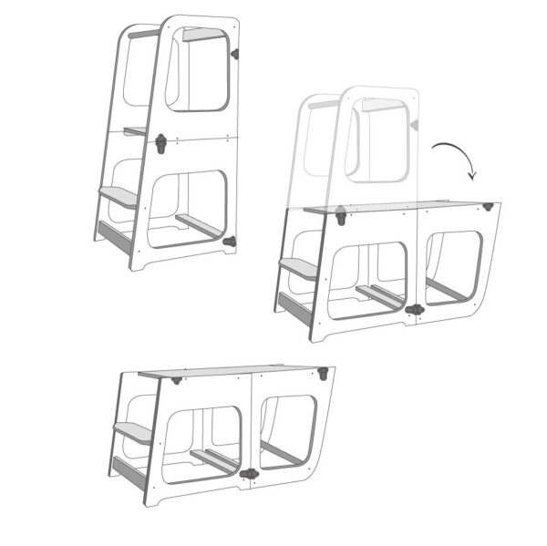 Transformable Kitchen tower (24).jpg Montessori Kindertisch und Sofa/Stuhl-Set