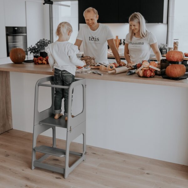 Transformable Kitchen tower (27).jpg Montessori Kindertisch und Sofa/Stuhl-Set