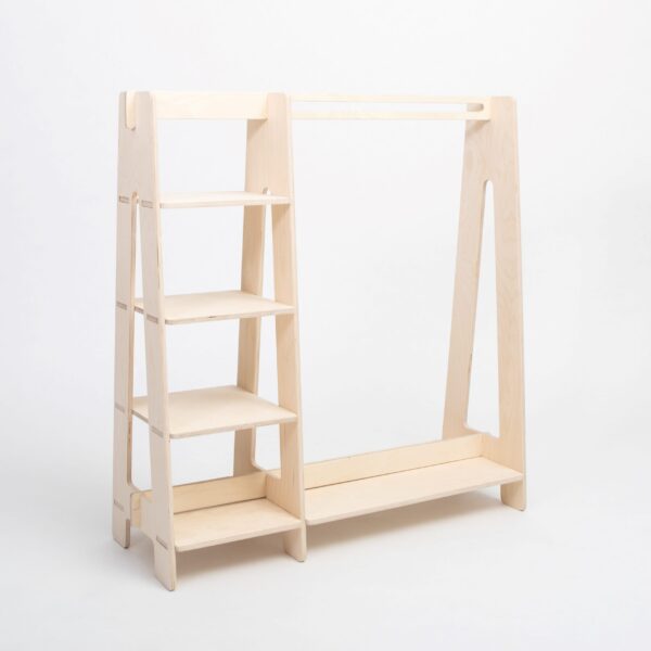 clothing-rack (10) Kleiderständer für Kinder mit Regalen