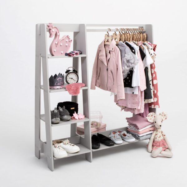 clothing-rack (4) Kleiderständer für Kinder mit Regalen