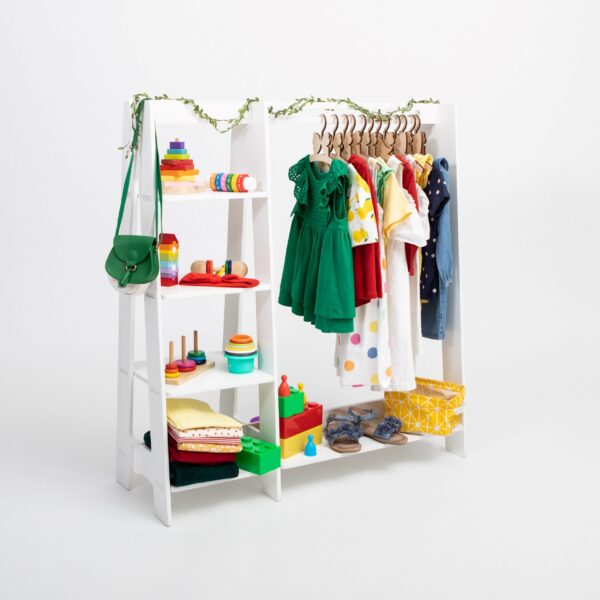 clothing-rack (6) Kleiderständer für Kinder mit Regalen