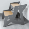Tritthocker aus Holz