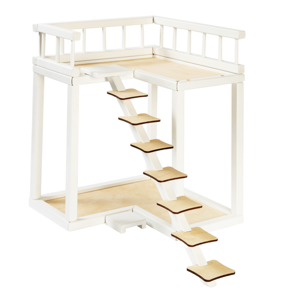 r6duvage Dollhouse Balcony - White