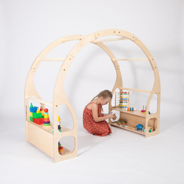 waldorf-play-stand (6).jpg Montessori Play Stand/Toy Shelf For Kids