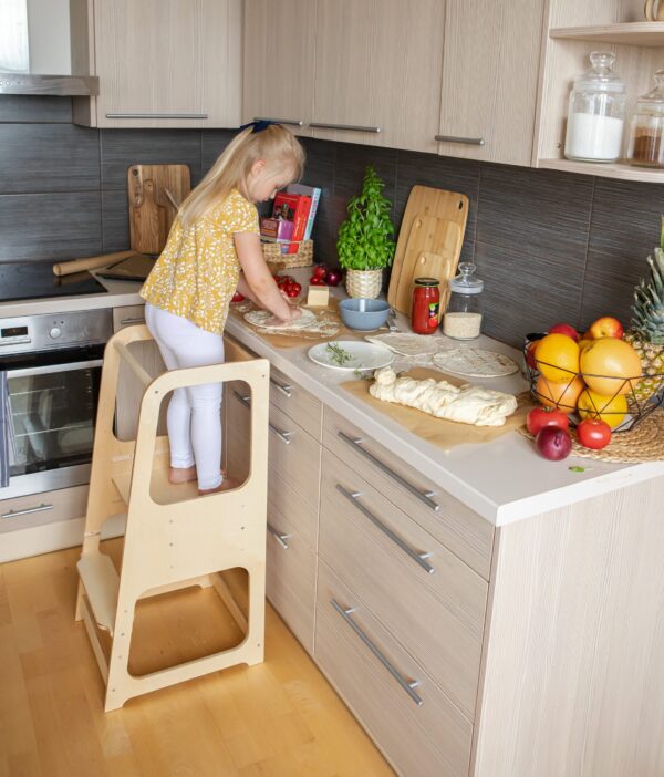 SweetHOME_23.07-107 1 Montessori Helper Tower Step Stool