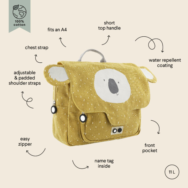 Trixie_91_208_9 School Bag - Mr Koala