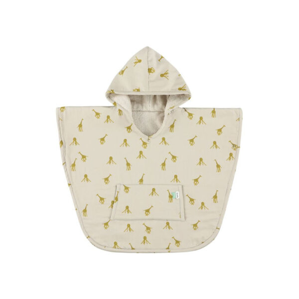 groovy-giraffe-ponczo Hooded Bathing Poncho for Kids - Groovy Giraffe