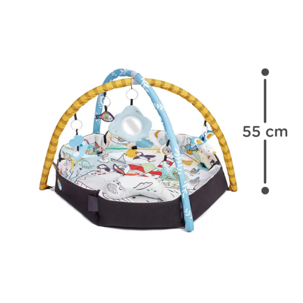 kinderkraft-mata-smartplay-sea-wymiary-2_1 Playmat and Ballpit 2in1 for Babies - Smartplay Sea