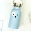 Water Bottle / Thermos – Puppy – Blue 350ml Stainless Steel