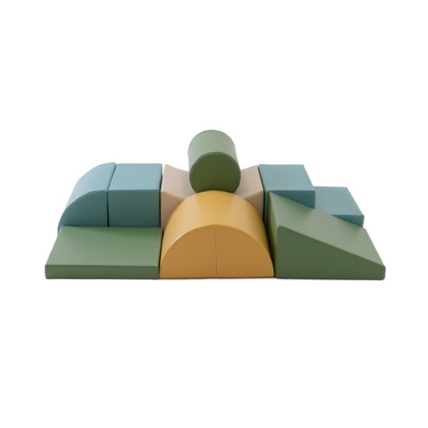 iglu-adventurer-turquoise-8180060e.jpg Soft Play 8 Foam Block Set - Pastel Turquoise Adventurer