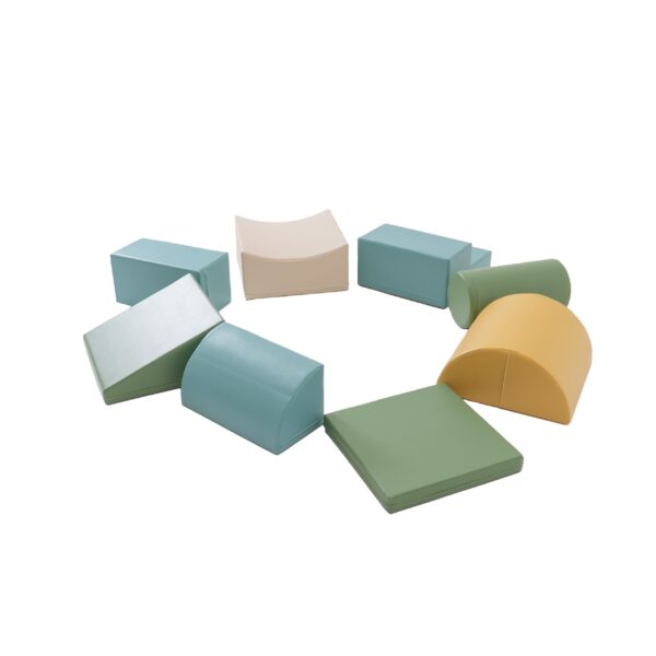 iglu-adventurer-turquoise-b5c82e57.jpg Soft Play 8 Foam Block Set - Pastel Turquoise Adventurer