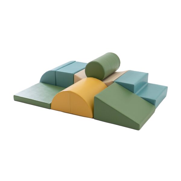 iglu-adventurer-turquoise-cecdfe89.jpg Soft Play 8 Foam Block Set - Pastel Turquoise Adventurer