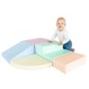 Soft Play 5 Foam Block Set - Light Pastel Corner Climber