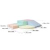 Soft Play 5 Foam Block Set - Light Pastel Corner Climber