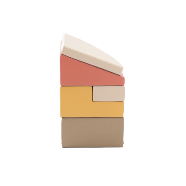 iglu-corner-climber-pink-878cf75d.jpg Soft Play 5 Foam Block Set - Pastel Pink Corner Climber