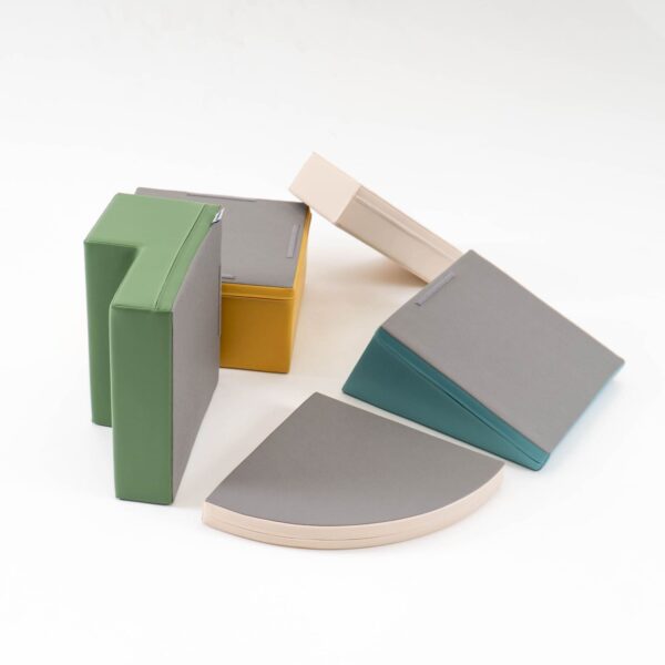 iglu-corner-climber-turquoise-a362b717.jpg Soft Play 5 Foam Block Set - Pastel Turquoise Corner Climber