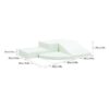 Soft Play 5 Foam Block Set - White Corner Climber