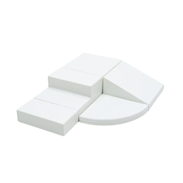 iglu-corner-climber-white-b9d34ee6.jpg Soft Play 5 Foam Block Set - White Corner Climber