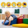 Soft Play 10 Foam Block Set - Light Pastel Creativity