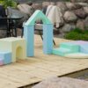 Soft Play 10 Foam Block Set - Light Pastel Creativity