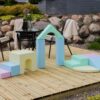 Soft Play 10 Foam Block Set - Light Pastel Creativity