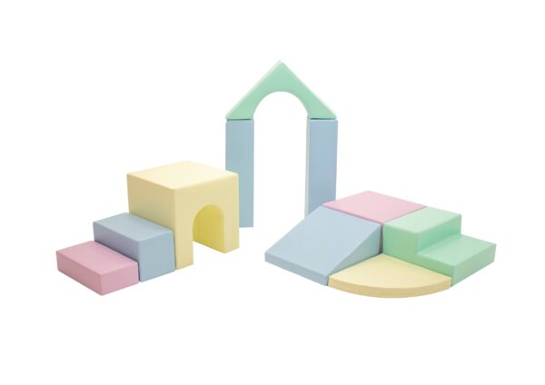 iglu-creativity-pastel-93d1d074.jpg Soft Play 10 Foam Block Set - Light Pastel Creativity