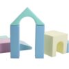 Soft Play 10 Foam Block Set - Light Pastel Creativity