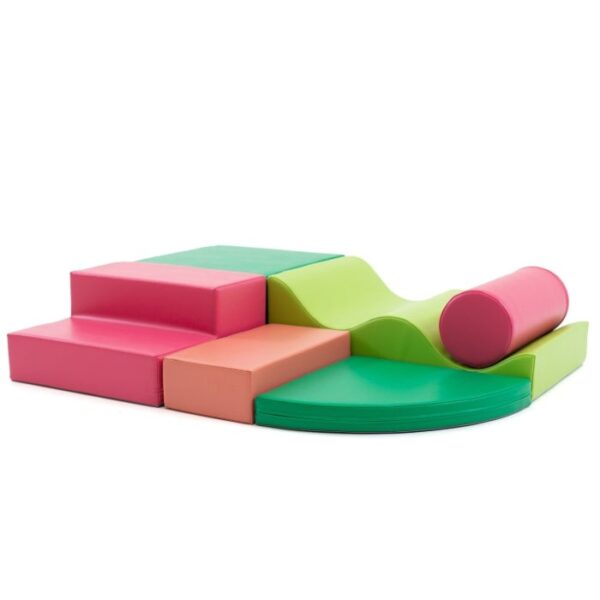 iglu-explorer-set-pink-green-7afbe784.jpg Soft Play 6 Foam Block Set - Pink & Green Explorer