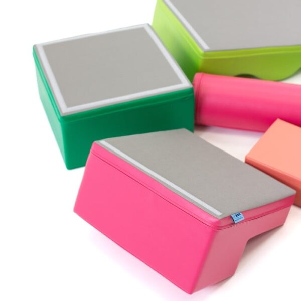 iglu-explorer-set-pink-green-e527d819.jpg Soft Play 6 Foam Block Set - Pink & Green Explorer