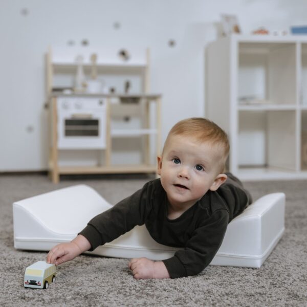 Soft Play 6 Foam Block Set - White Explorer
