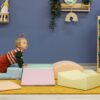 Soft Play 7 Foam Block Set - Light Pastel Little Crawler