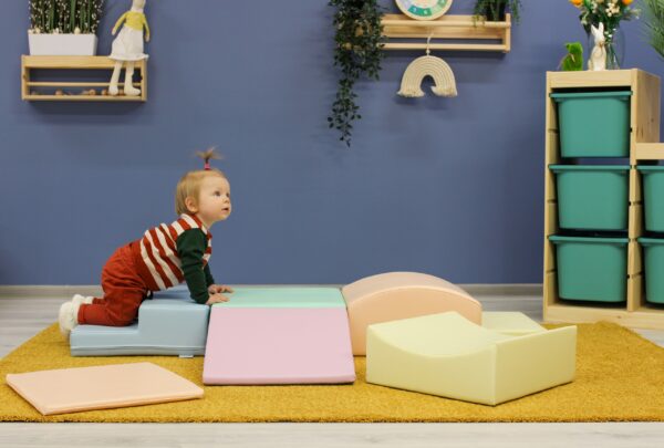iglu-littlecrawler-pastel-37674ac0.jpg Soft Play 7 Foam Block Set - Light Pastel Little Crawler