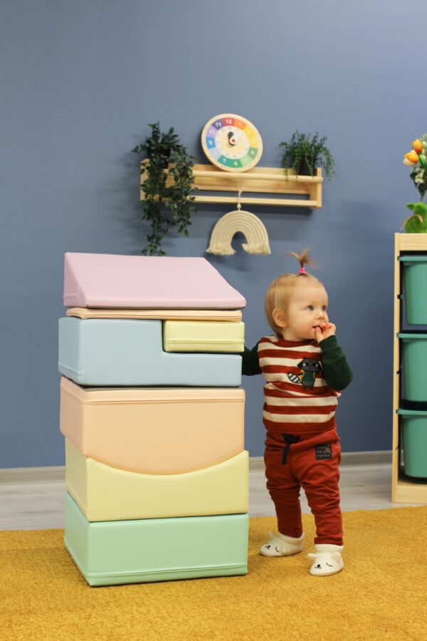 iglu-littlecrawler-pastel-39f09666.jpg Soft Play 7 Foam Block Set - Light Pastel Little Crawler