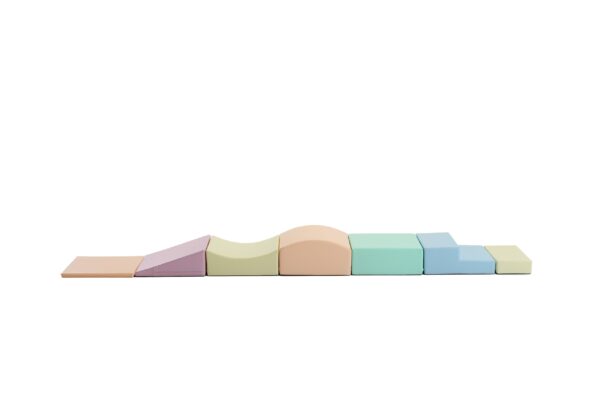 iglu-littlecrawler-pastel-b087cdf6.jpg Soft Play 7 Foam Block Set - Light Pastel Little Crawler