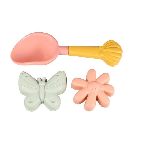 Beach set scoop and sand shapes Flowers & Butterflies